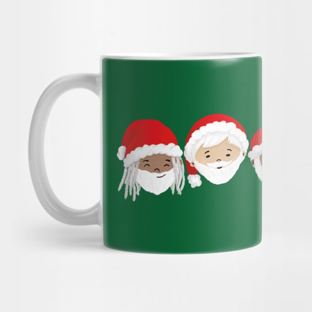 Happy Santas by TinatiDesign